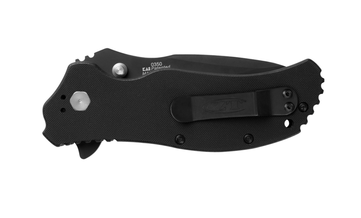 Zero Tolerance 0350 Folding Pocket Knife/Textured G-10 Handle Scales, SpeedSafe Assisted Opening